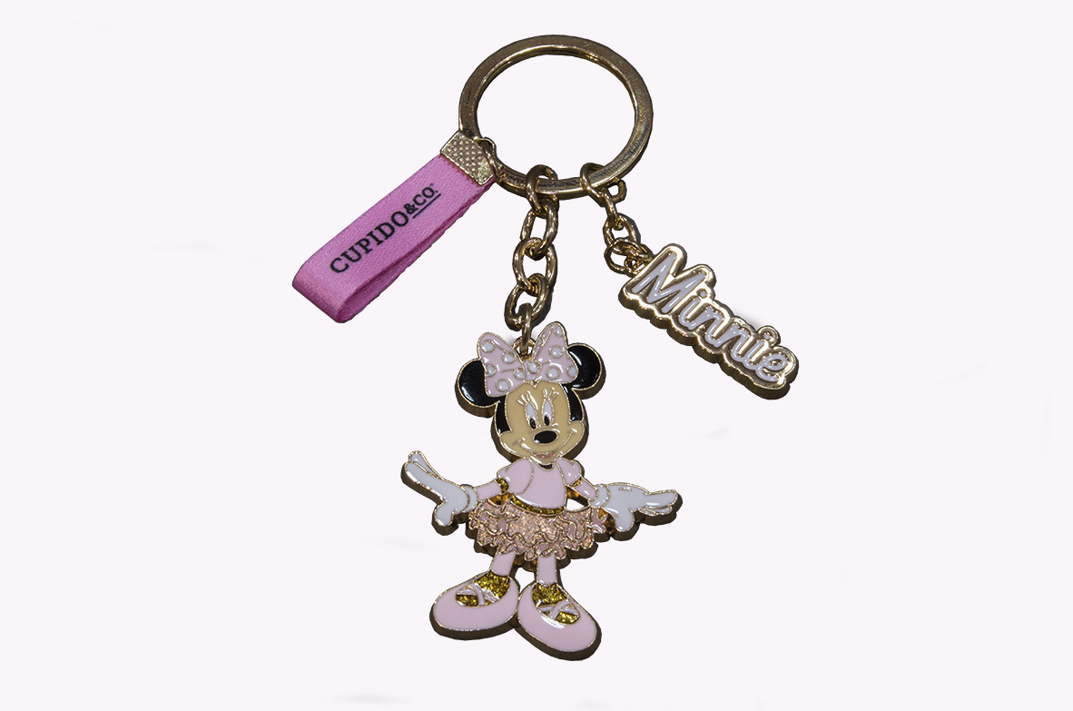 Portachiavi metallo Minnie ballerina